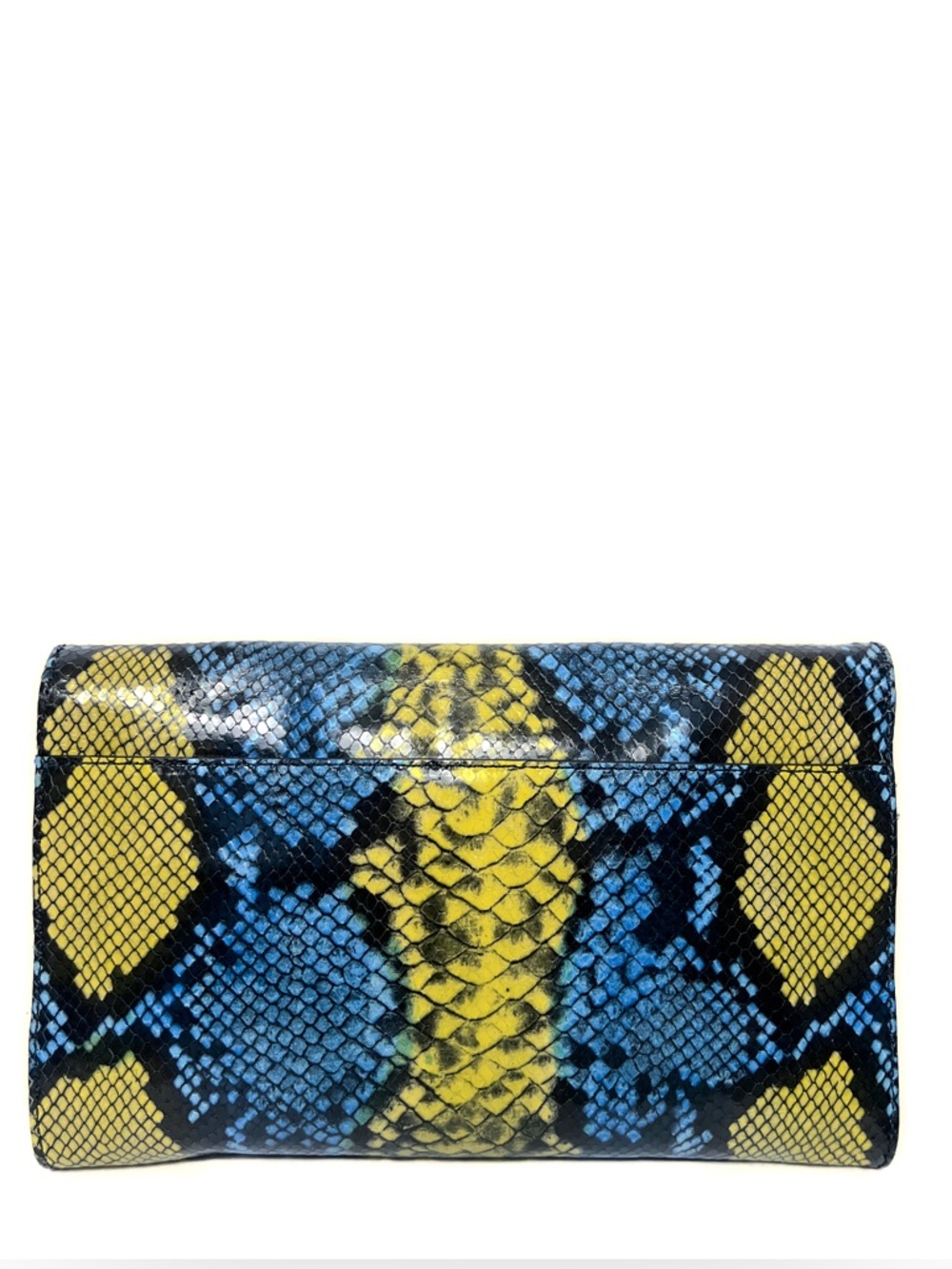 MILLY SNAKESKIN SHOULDER CLUTCH BAG NWT